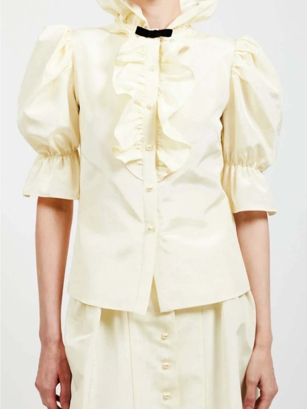 VGUC Batsheva Taffeta Lou Blouse US 12 - Picture 13 of 13